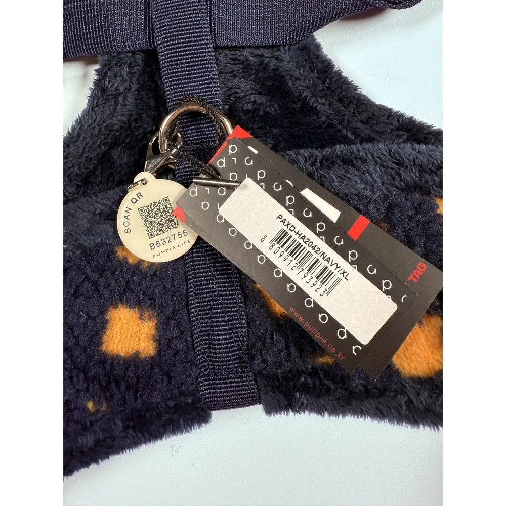 Dog Harness Over-The-Head‎ Warm Winter Tumbling Waffle Pattern Adjustable XL